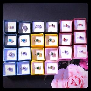 Fashion Cocktail Statement Rings